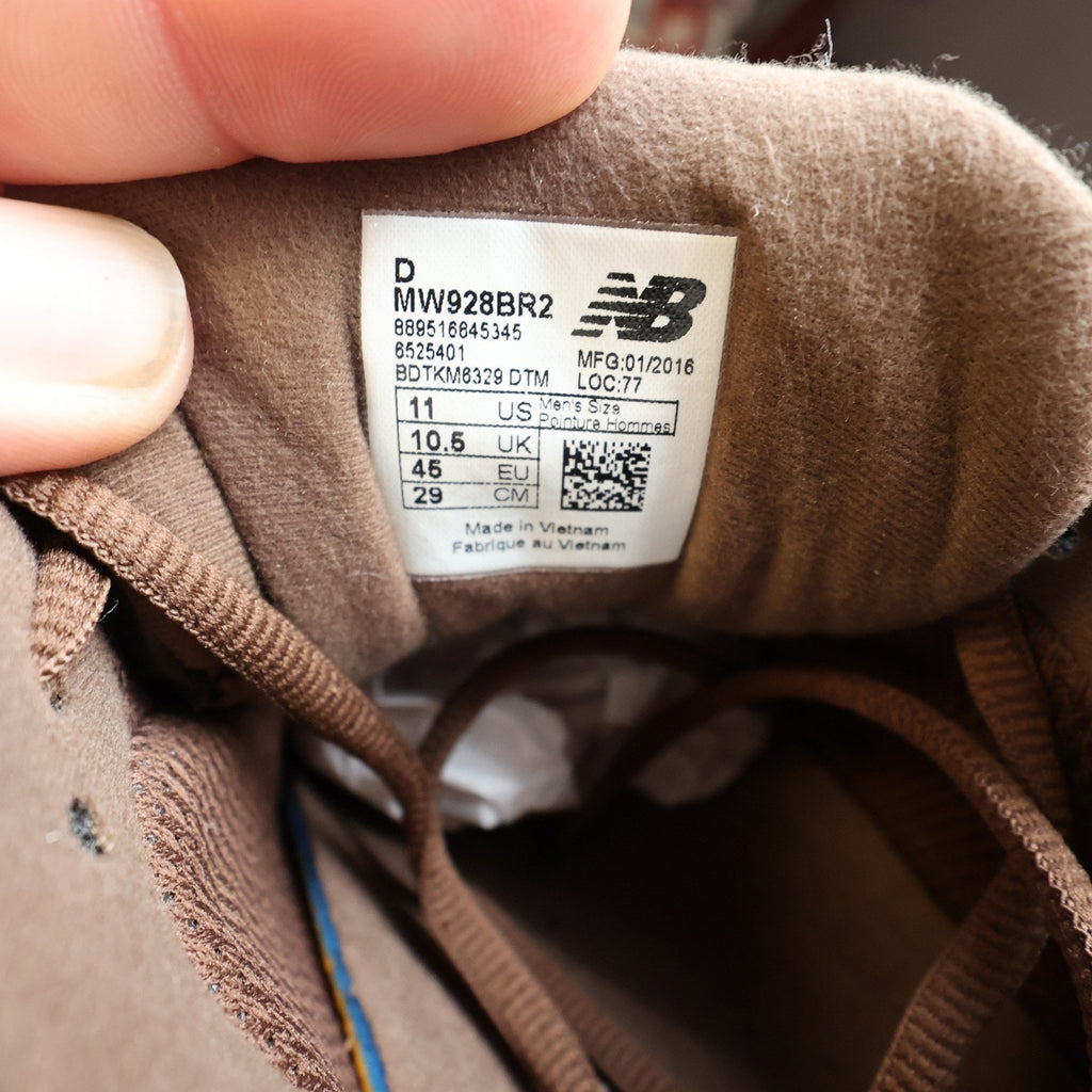 New Balance 928v2 Mens Size 11 Brown Leather Walking Shoes MW928BR2 ROLLBAR