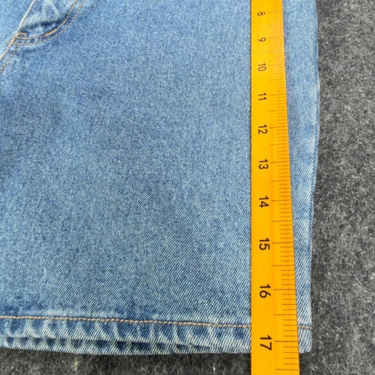Lawman Vintage 90s Denim Shorts Womens 7 Blue Cotton NWT Deadstock High Rise - take2supply