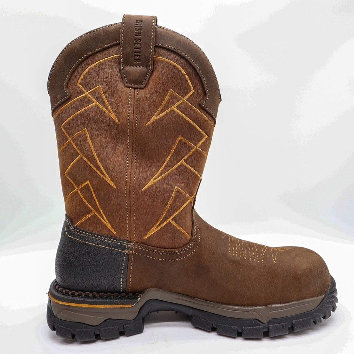 Irish Setter Mens 10.5 Two Harbors 83964 Brown Leather Waterproof Work Boots
