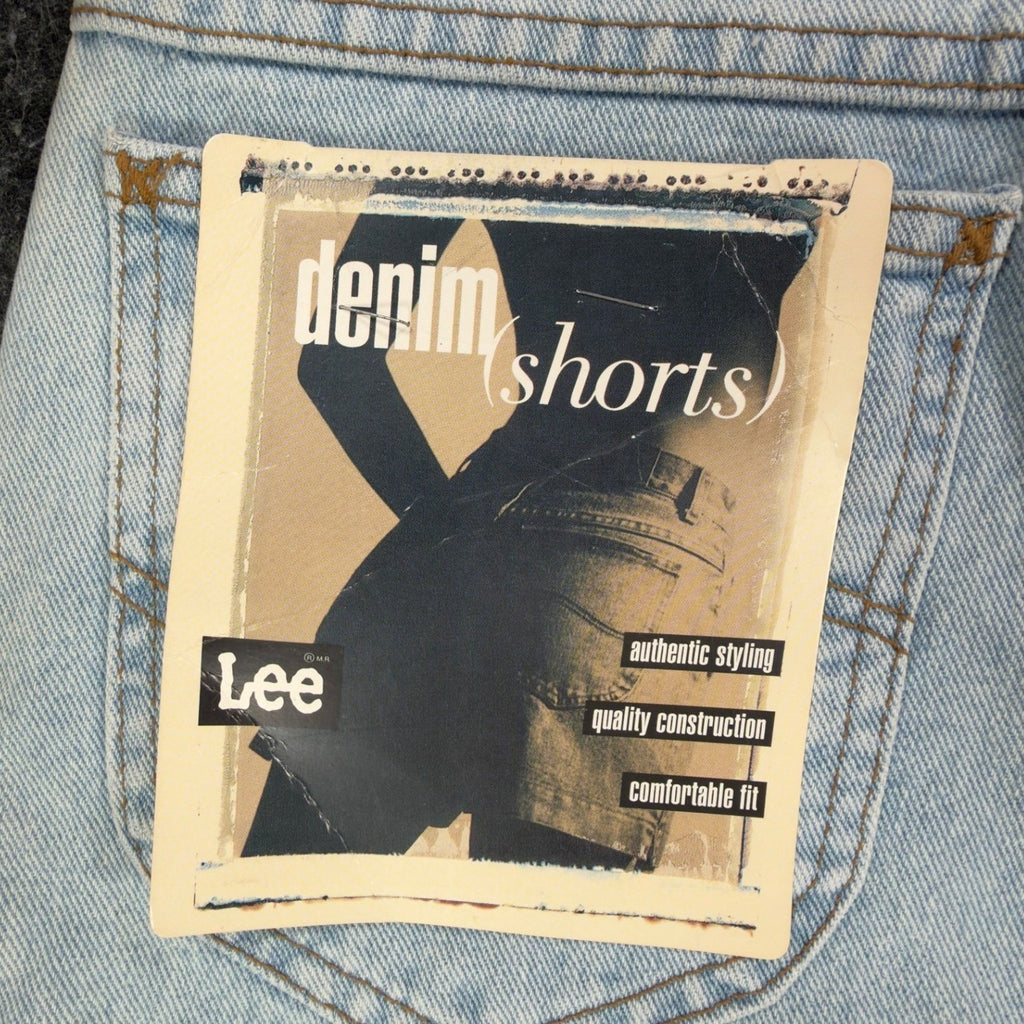 Lee 90s Vintage Relaxed Denim Shorts Junior 9 Light Wash NWT NIB - take2supply