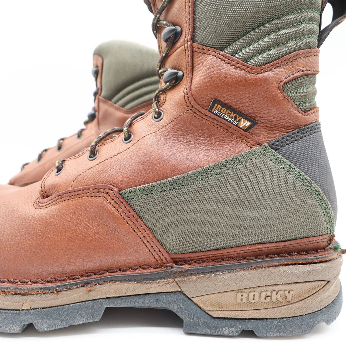 Rocky Fieldlite Hunting Boots Mens 9.5 Brown Leather Insulated Waterproof NIB - take2supply