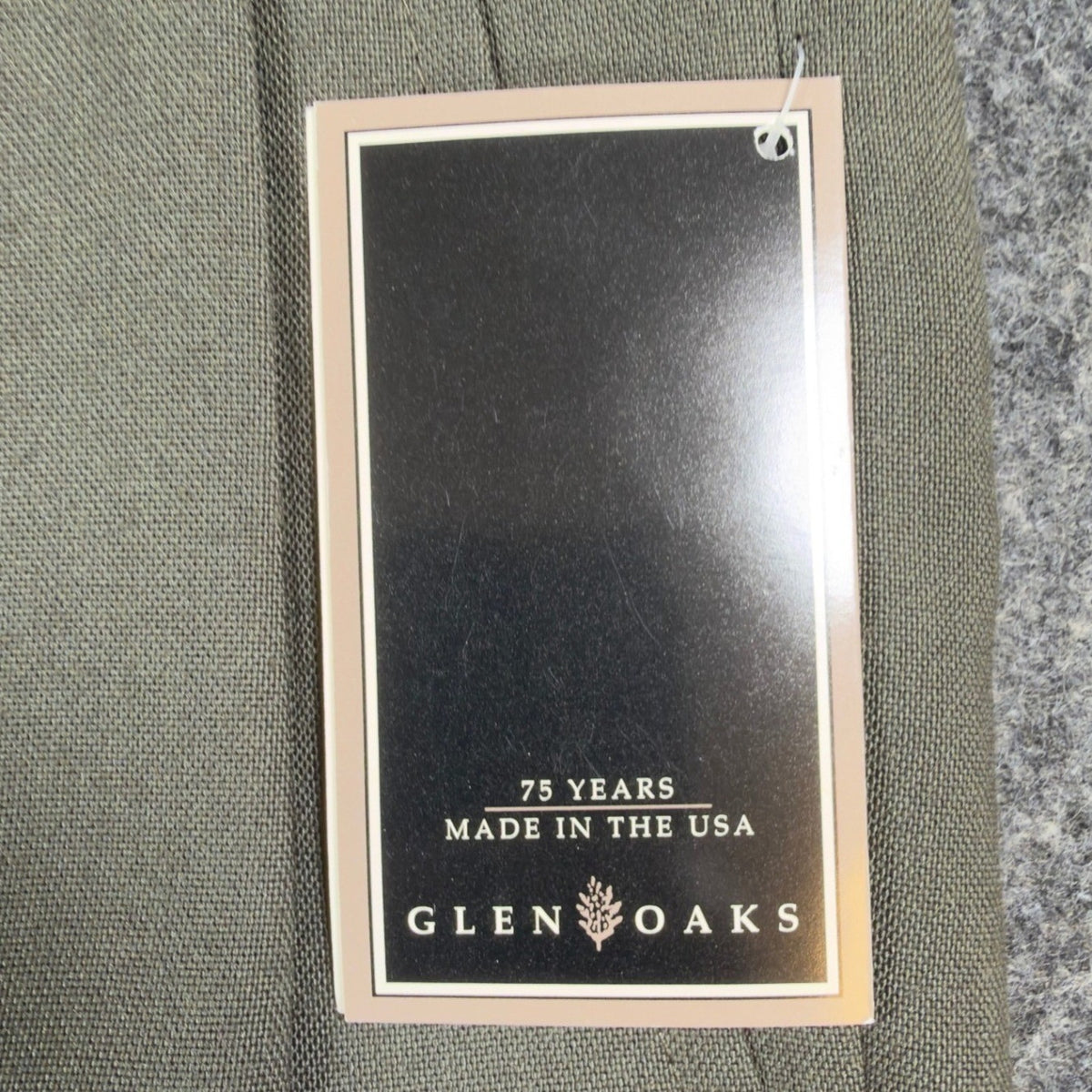 Glen Oaks Vintage 90s Dress Pants Mens 32x32 Olive Pleated Wool Blend NWT