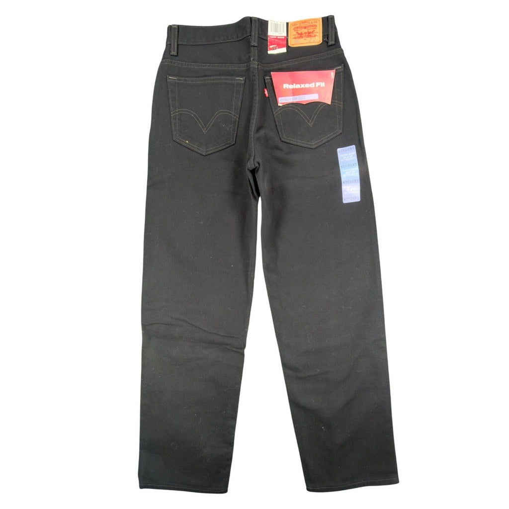 Levi's Y2K 550 Relaxed Fit Jeans Boys 30x30 Black Cotton Denim NWT