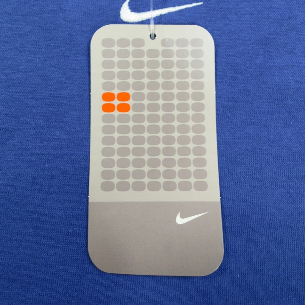 Y2K Nike Center Swoosh Sleeveless Basketball Shirt Men's Medium Blue NWT