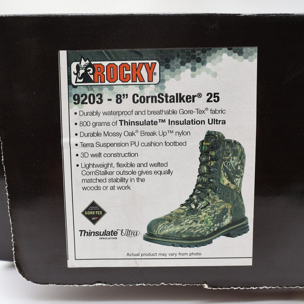 Rocky 9203 CornStalker 25 Hunting Boots Mens 10W Camo Gore-Tex 800g NWT