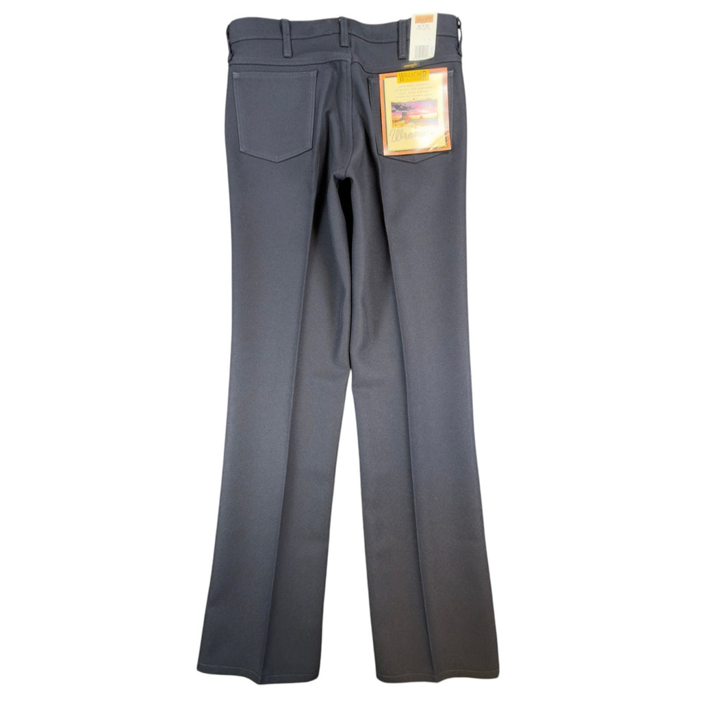 Wrangler Mens Y2K Wrancher Bootcut Dress Pants 34x34 Navy Polyester NWT 82NV