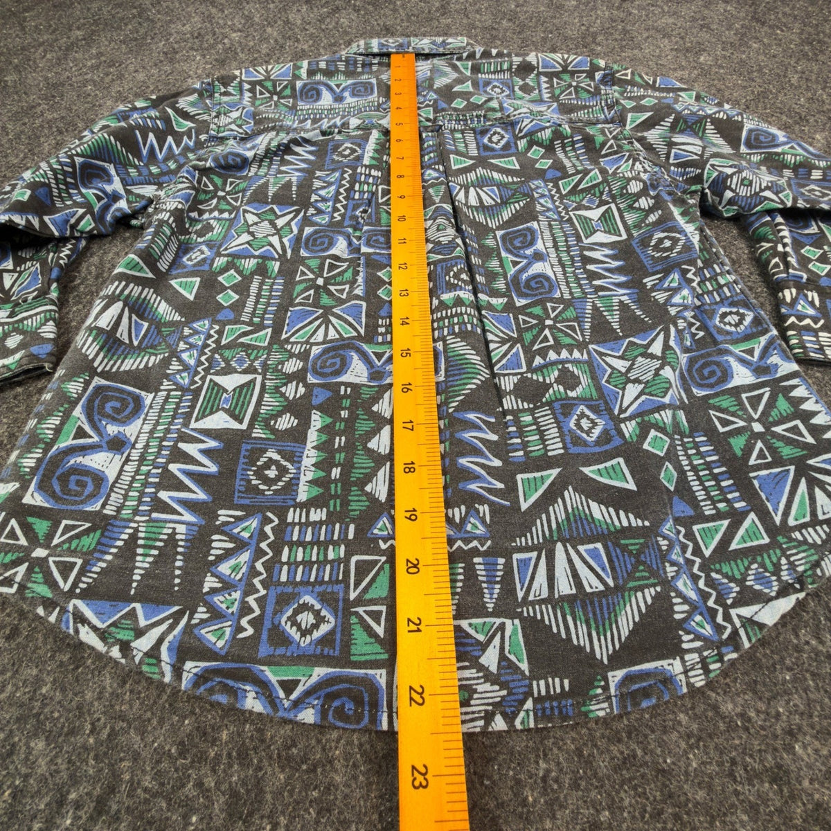 Dockers Vintage 90s Shirt Boys Small 8-10 Geometric Aztec NWT Deadstock