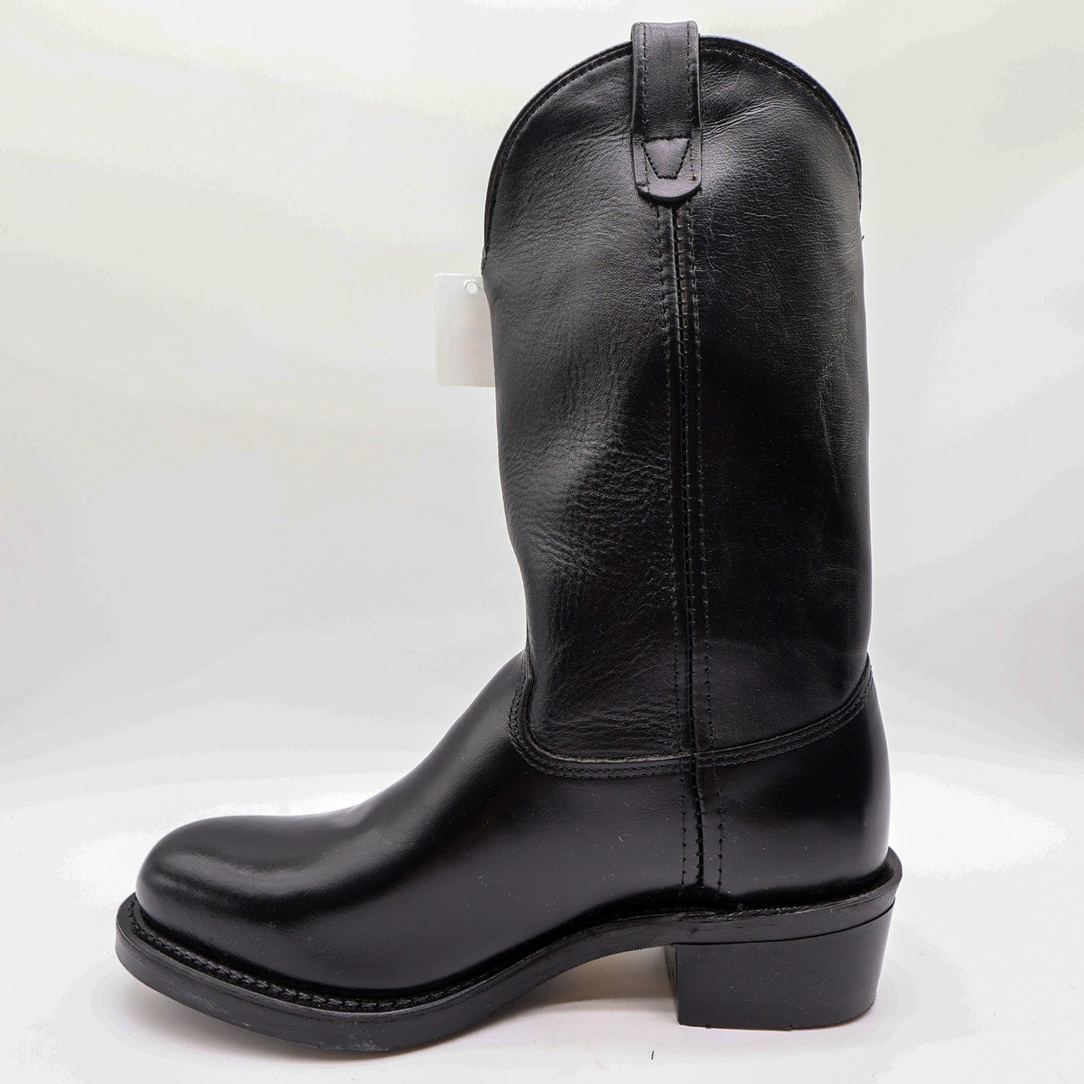 Double-H 4620 Work Western Boots Mens 9 D Black Leather NWT Made in USA Vibram
