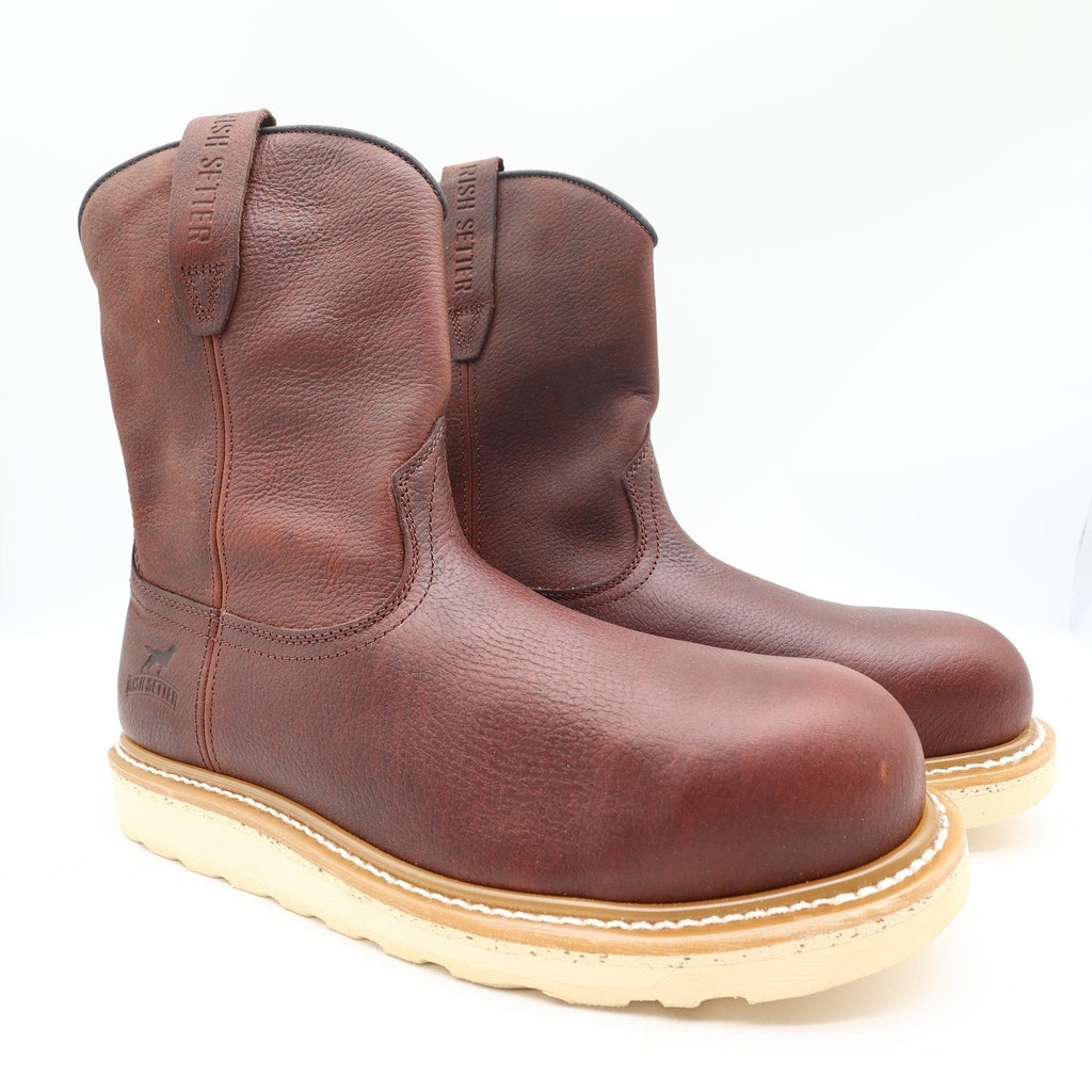 Irish Setter Ashby Work Boots Mens 13 E2 Brown Leather Aluminum Toe 83908 NEW