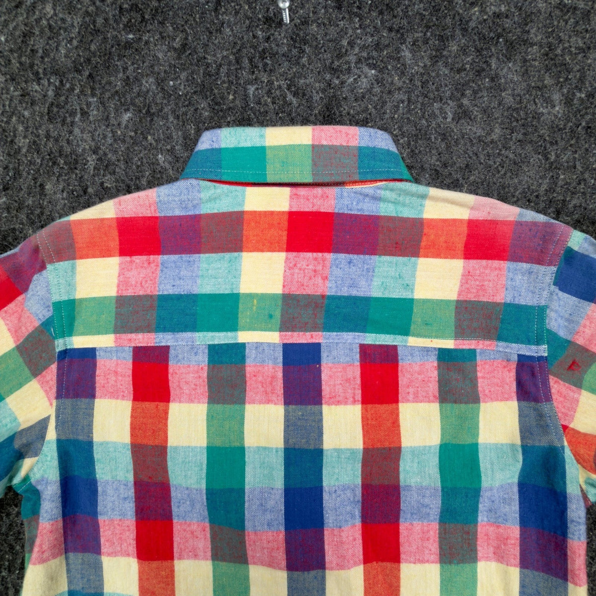 Levi's Vintage 80s Plaid Flannel Shirt Boys S Multi-Color Cotton New - take2supply