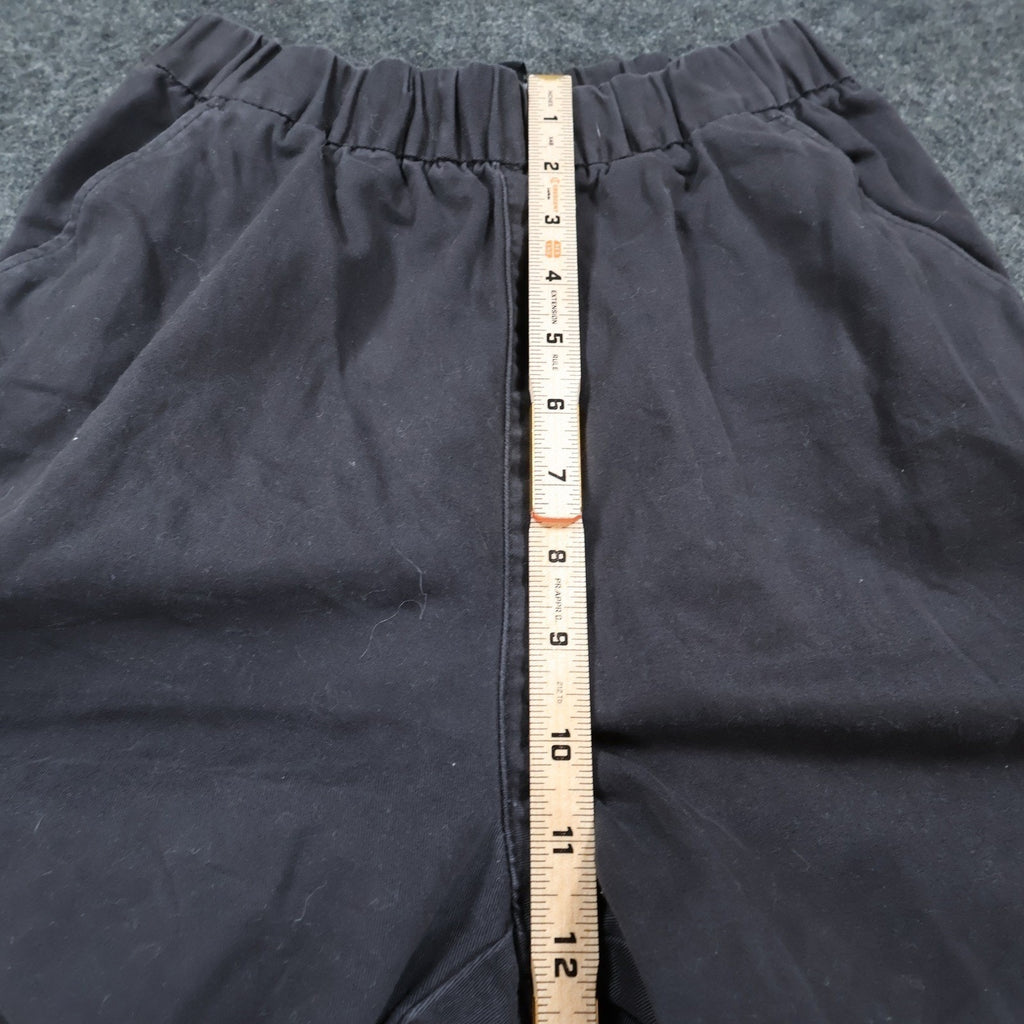 H&M Divided Cargo Joggers Womens Size 2 Black Cotton Utility Streetwear Pants