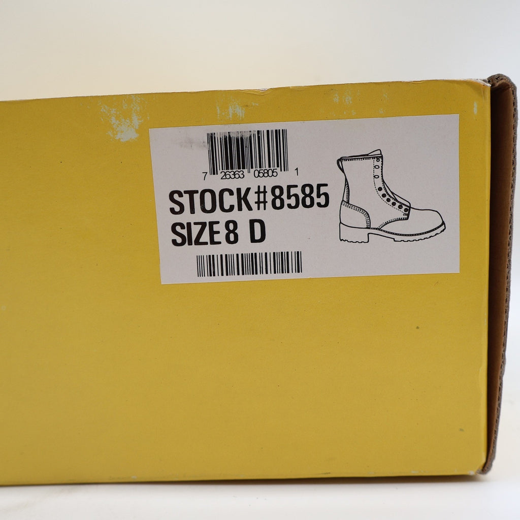 Carolina Logger Boots Mens 8 D Brown Leather Safety Steel Toe Work Boot 8585 NIB - take2supply