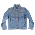 Southern Lady Denim Jacket Womens Small Blue Embroidered Cotton Trucker NWT