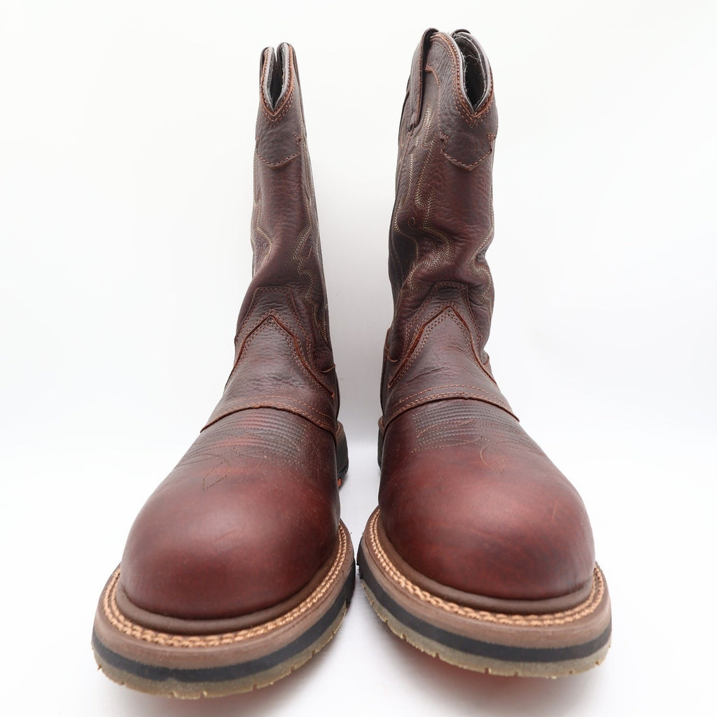 Double-H Roper Work Boots Mens 12 D Brown Leather Composite Toe DH5133 NWT Box