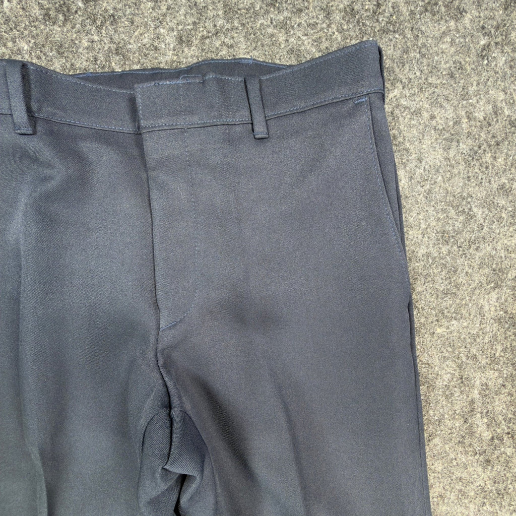 Vintage 70s Pants Mens 32x32 Gray Dacron Polyester Deadstock Trousers 527-1000
