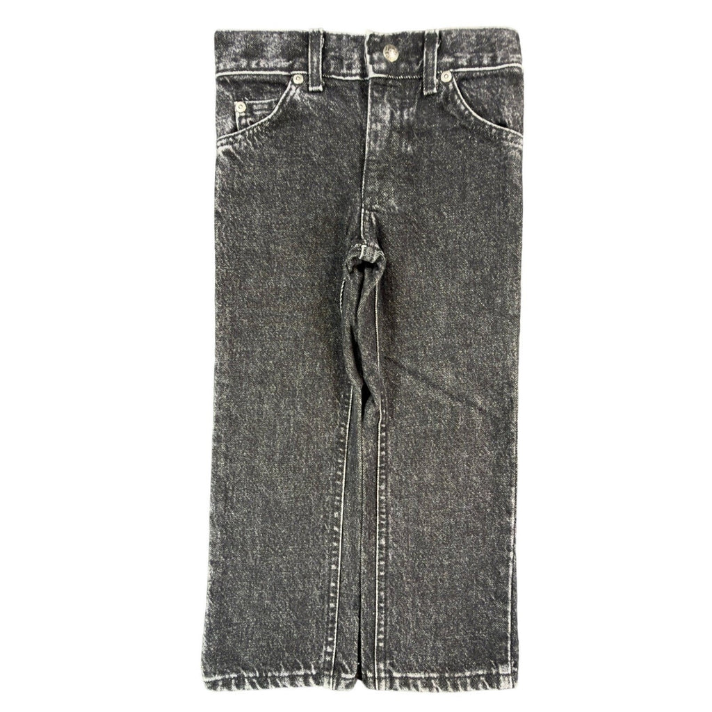 Vintage Lee Boys 5 Regular Riders Black Acid Wash Straight Leg Jeans NWT USA