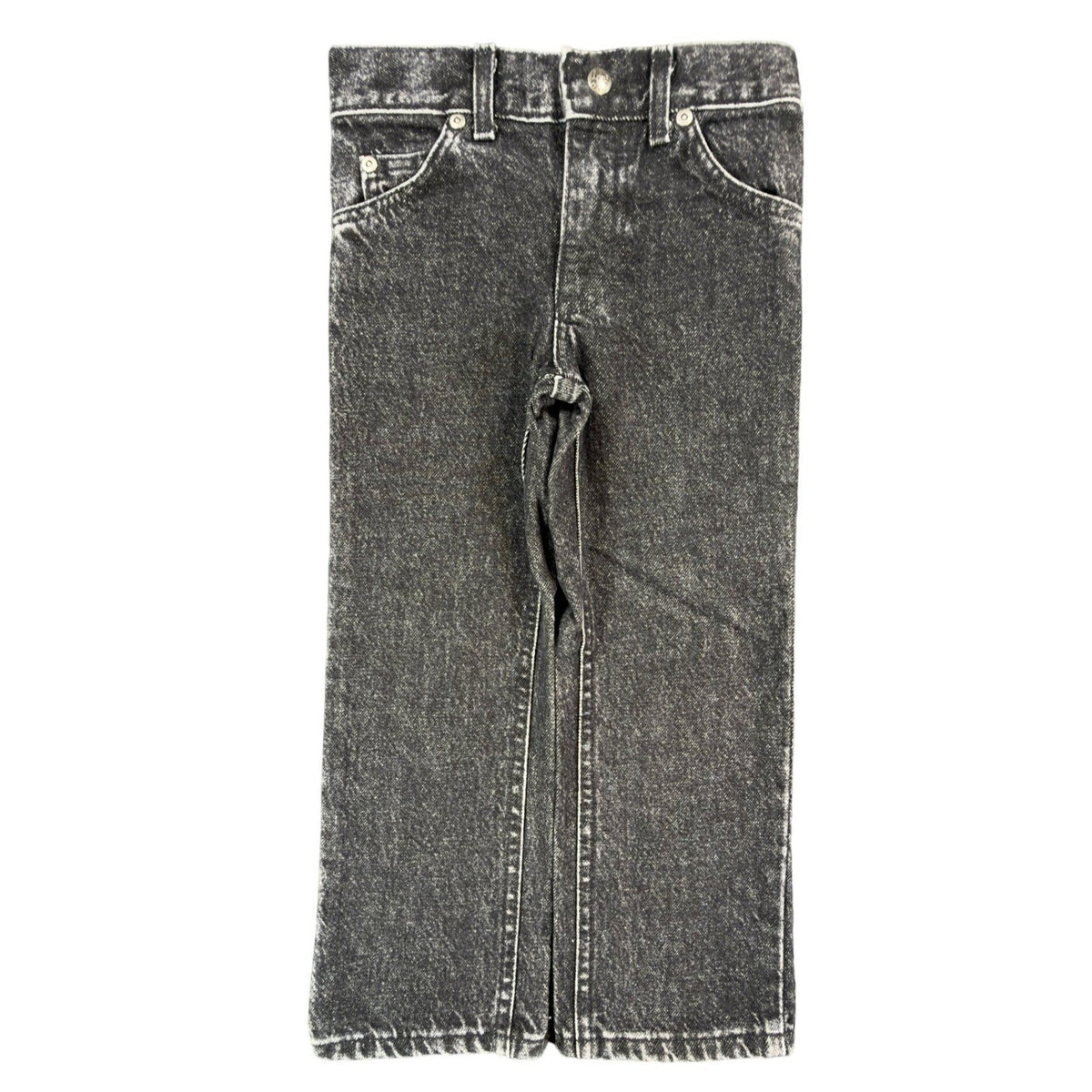 Vintage Lee Boys 5 Regular Riders Black Acid Wash Straight Leg Jeans NWT USA