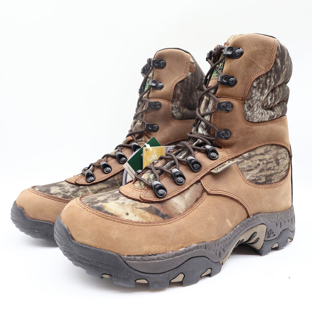Rocky Y2K Lynx 400 SIQ Hunting Boots Mens 9W Brown Camo Leather New With Box - take2supply