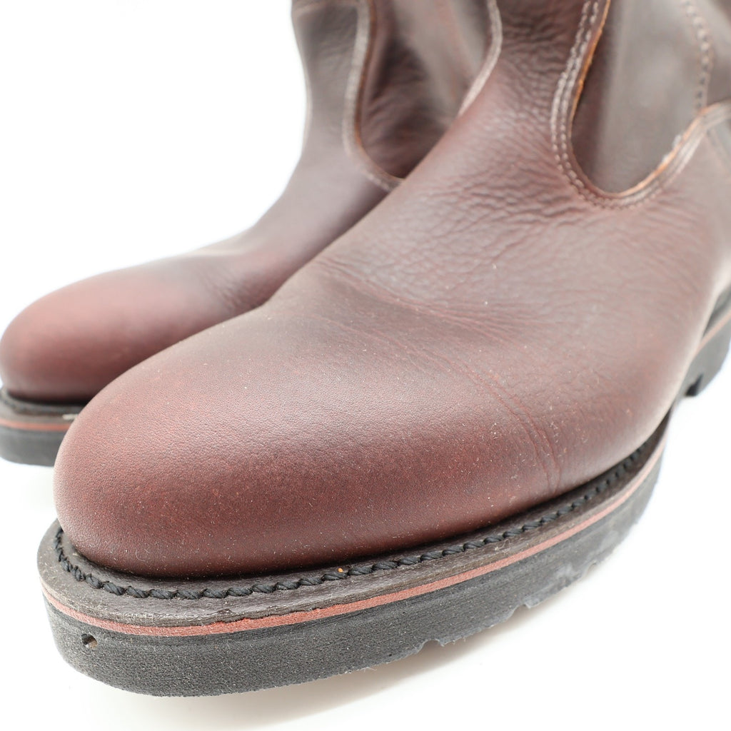 Double-H Boots Mens 12 EE USA Brown Leather Ranch Wellington Work Boots NIB 3730