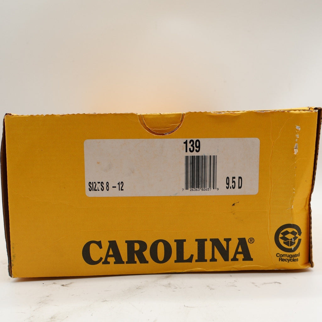 Carolina Steel Toe Work Boots Mens 9.5 D Vintage USA Leather Brown 139 Y2K NIB - take2supply