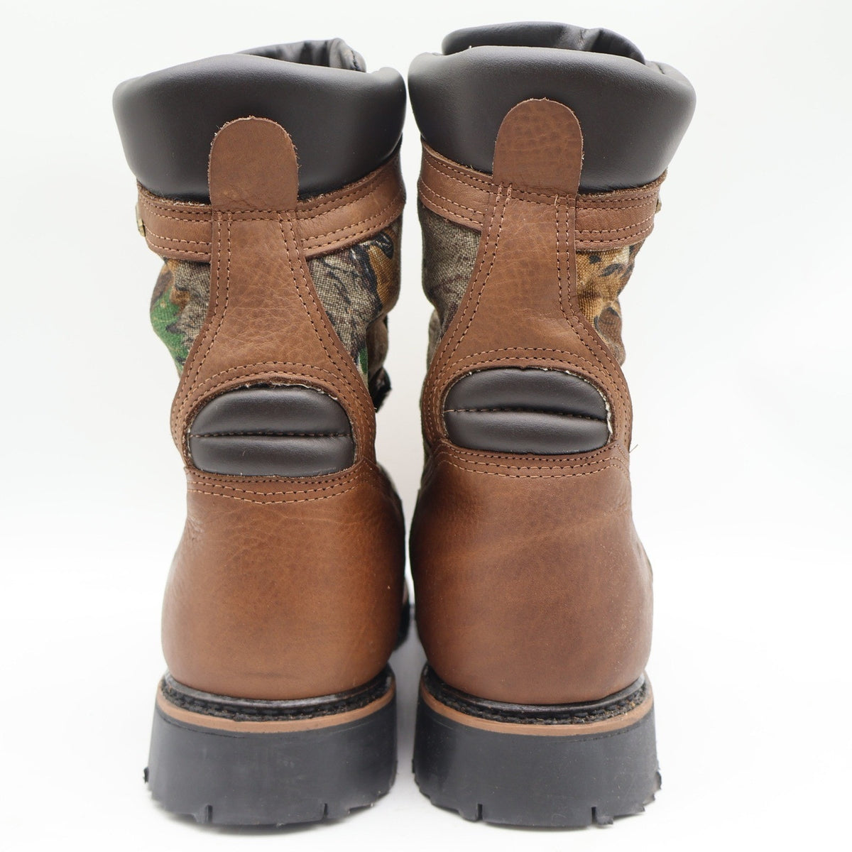Lake of the Woods Hunting Boots Mens 10.5 D Vintage USA Leather Camo 800g 5263 - take2supply