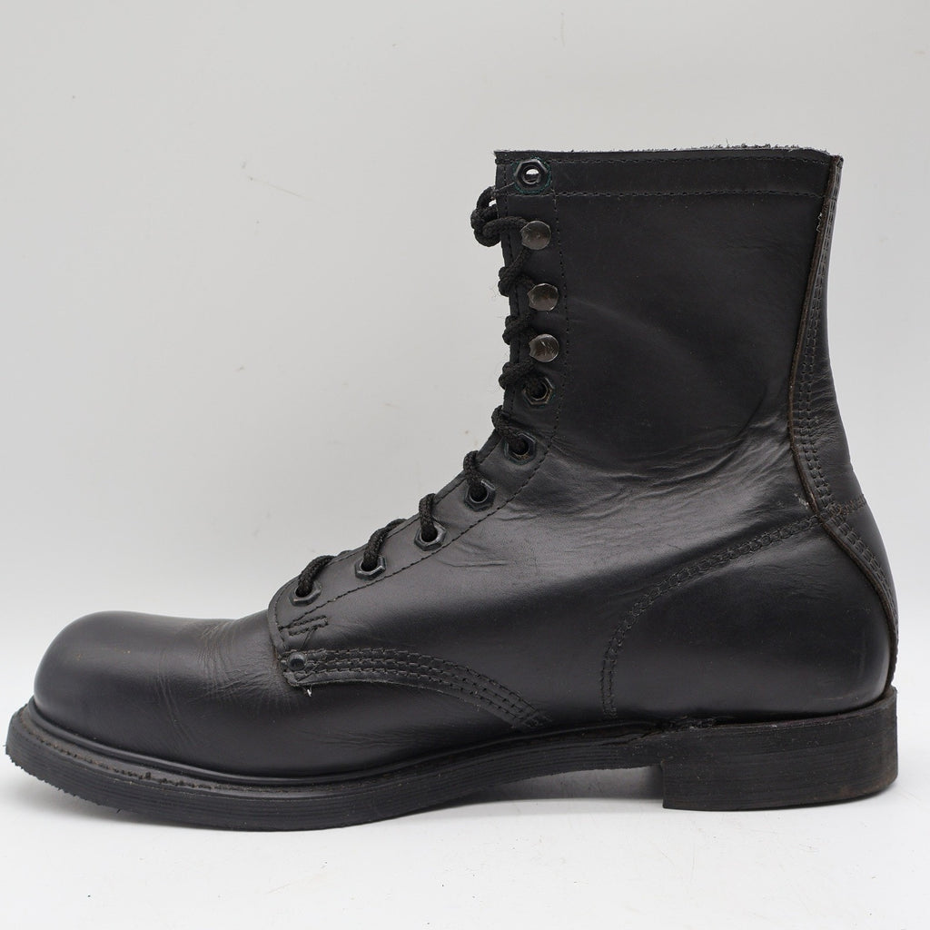Carolina 849 Work Boots Mens 10.5 D Vintage Made in USA Black Leather Deadstock