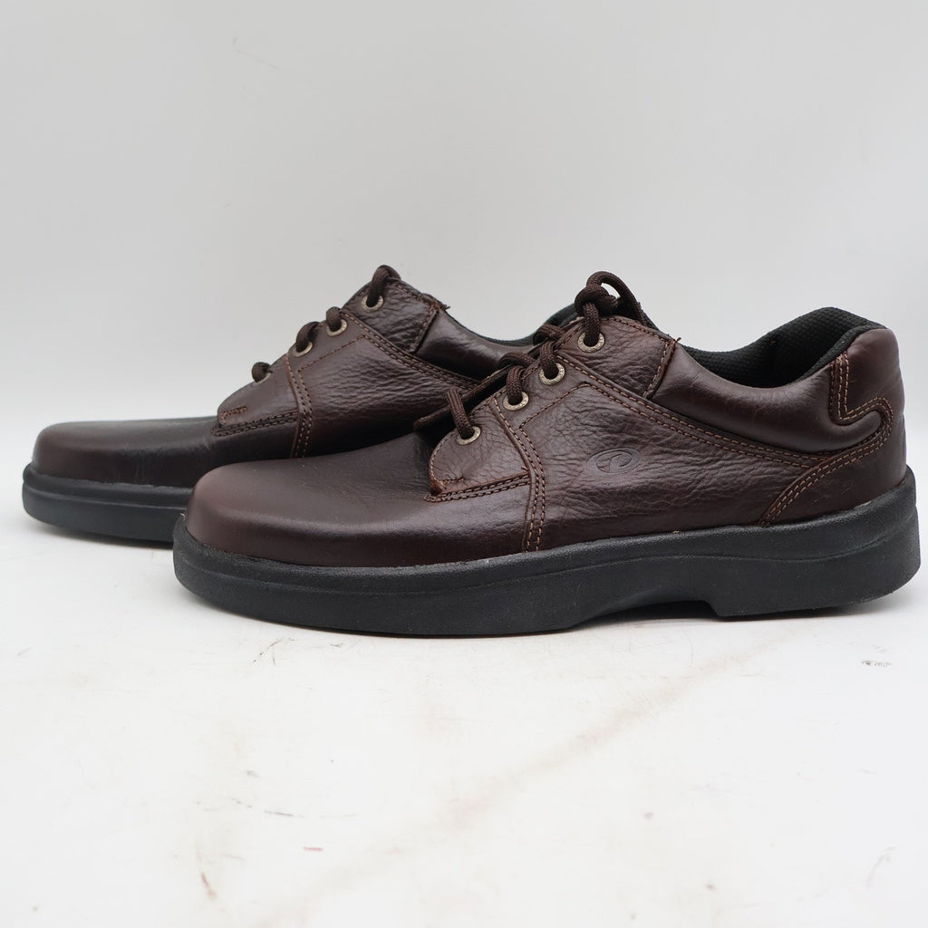 Vintage 90s Dexter Aspen C260-2 Walnut Tumbled Leather Oxfords Men's 10.5M USA Deadstock
