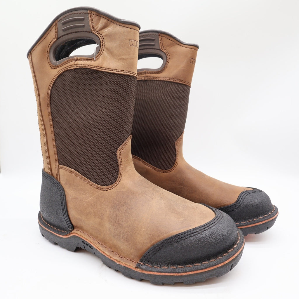 Worx by Red Wing 5715 Steel Toe Boots Mens 8 Brown Leather New In Box - take2supply