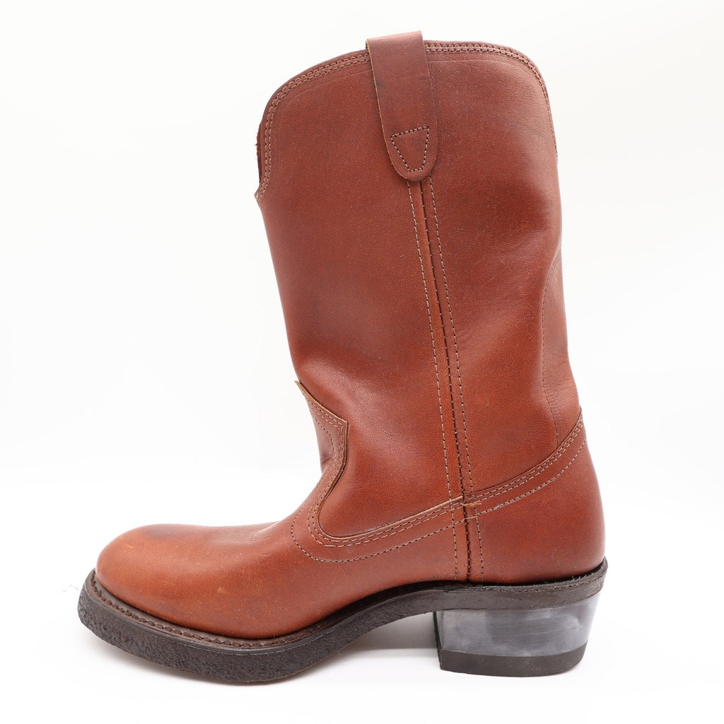 Double H Vintage 70s Western Boots Mens 6.5D Brown Leather New 2548 - take2supply