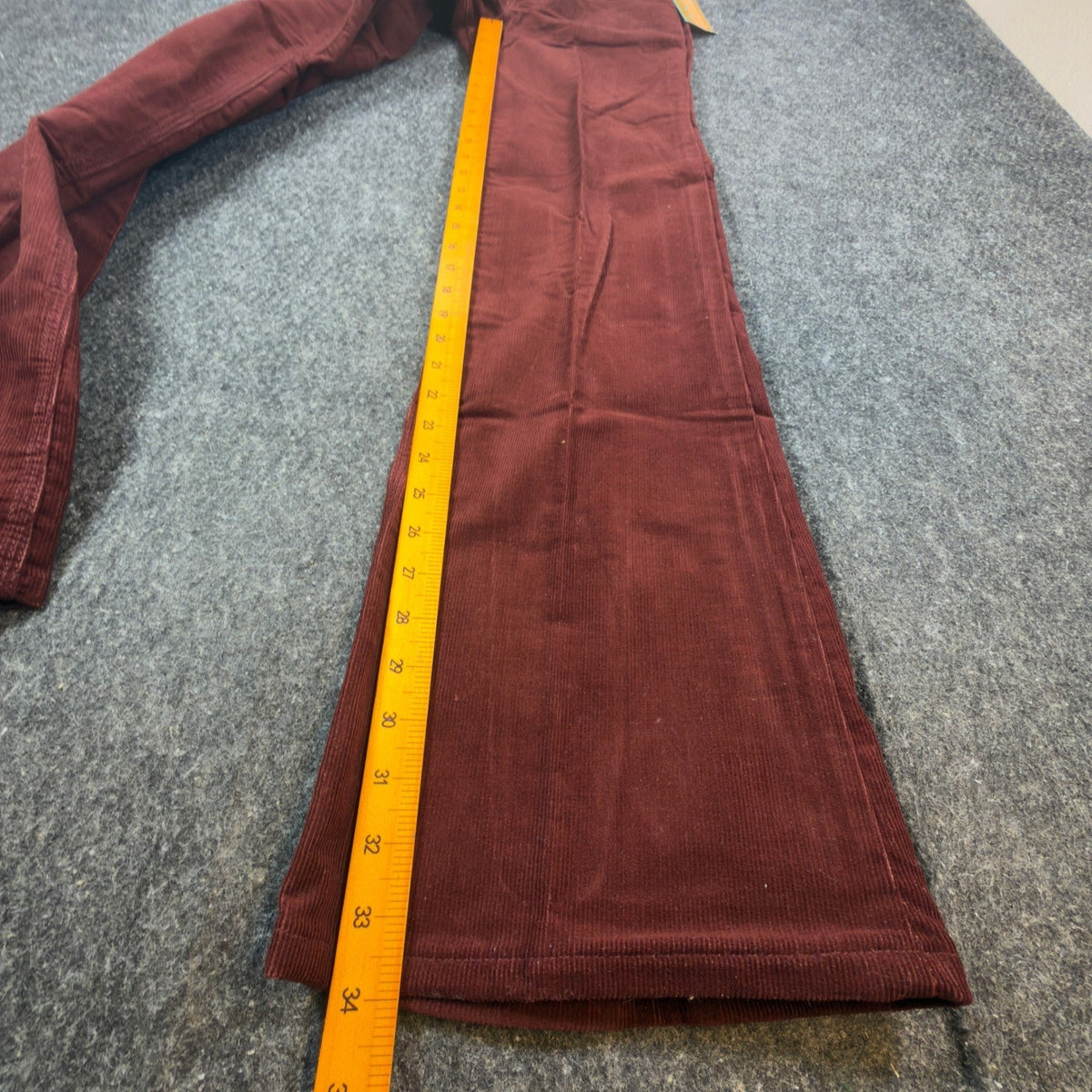 Maverick Vintage 70s Corduroy Flare Pants Womens 7 W27 Brown Bell Bottoms NWT - take2supply