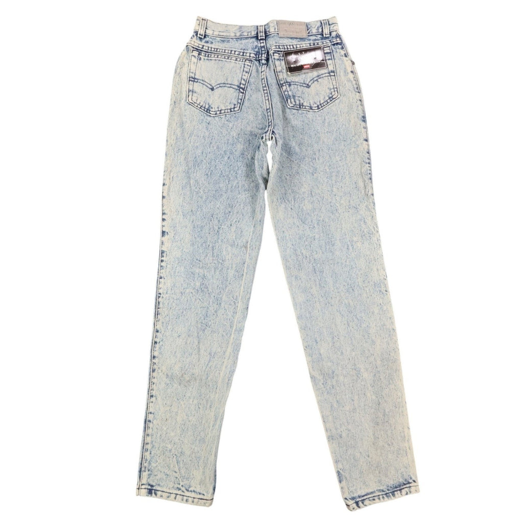 Levi's 901 Slim Jeans Womens 9 Vintage 80s Acid Wash High Waist Made in USA NWT
