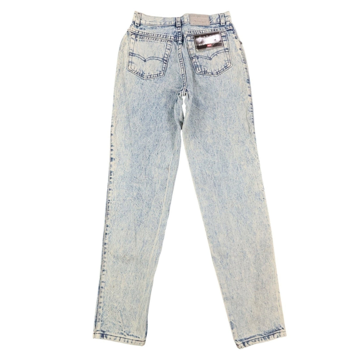 Levi's 901 Slim Jeans Womens 9 Vintage 80s Acid Wash High Waist Made in USA NWT