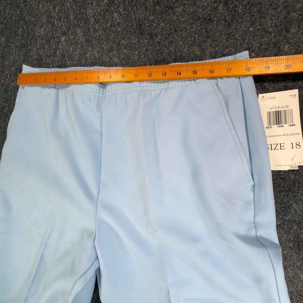 Levi's Bend Over Pants Womens 18 Vintage 80s Blue Dacron Polyester NWT USA