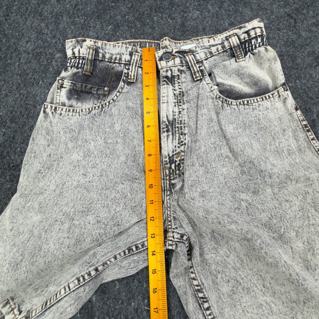 Levi's Vintage 90s SilverTab Shorts Kids S Gray Acid Wash Denim NWT Deadstock