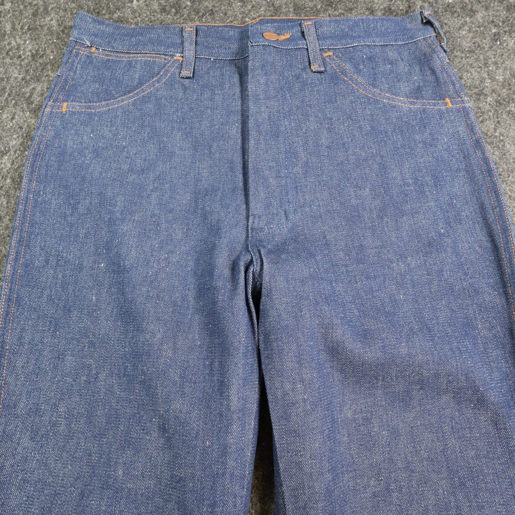 Maverick Vintage 70s Flare Jeans Mens 33x34 Blue Cotton USA Made NOS NWT