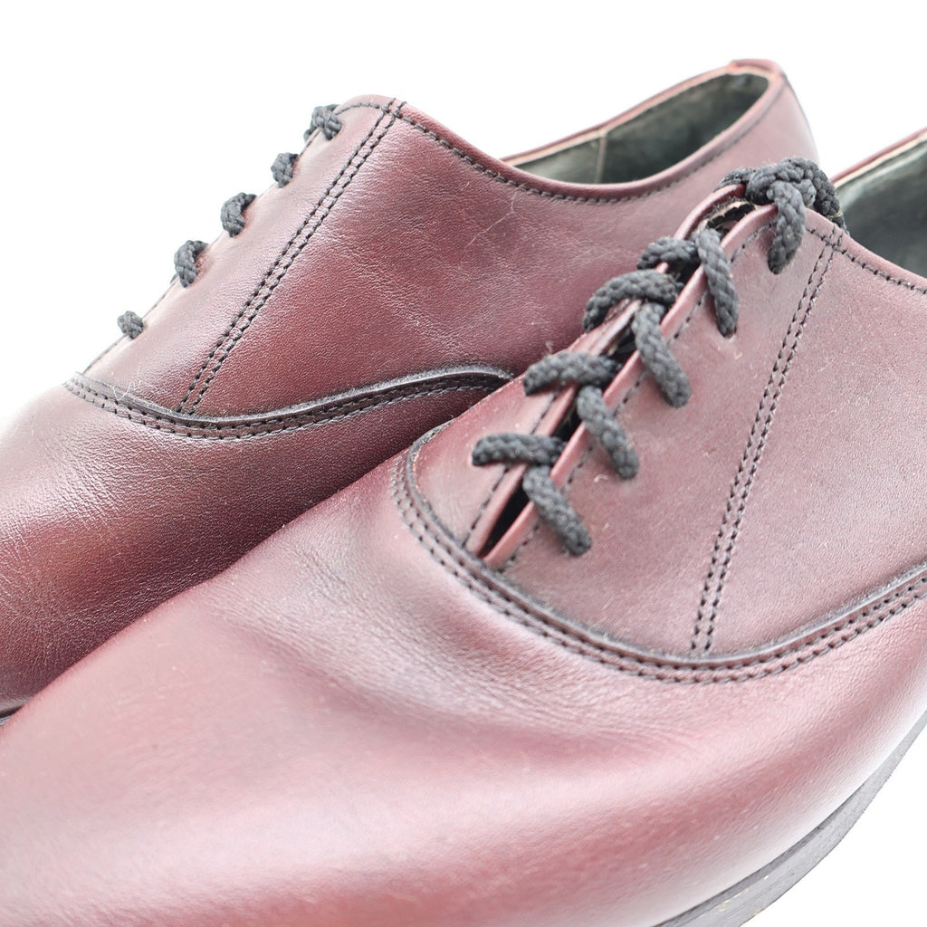 Vintage Armadillos Stanford II Burgundy Leather Oxfords Men's 10M USA Made New