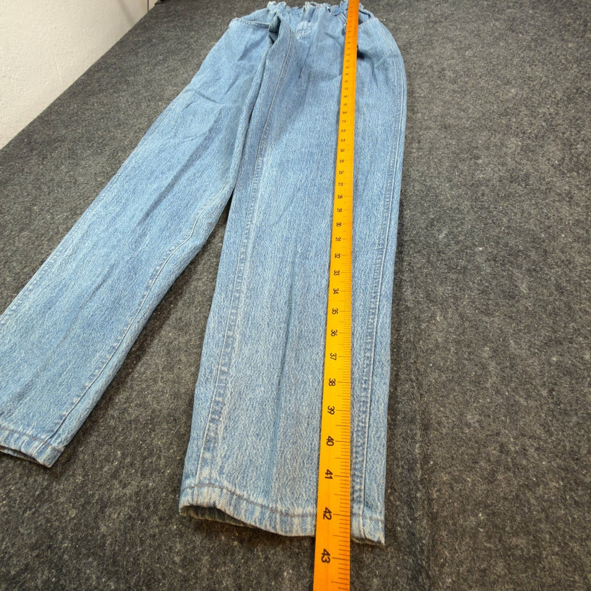Lee Vintage 80s Islander Jeans Womens 7 Med Blue Denim Elastic High Waist NWT