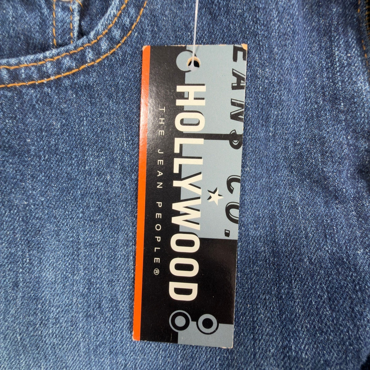 Hollywood Y2K Jeans Women 26 Blue Cotton Deadstock New With Tags - take2supply