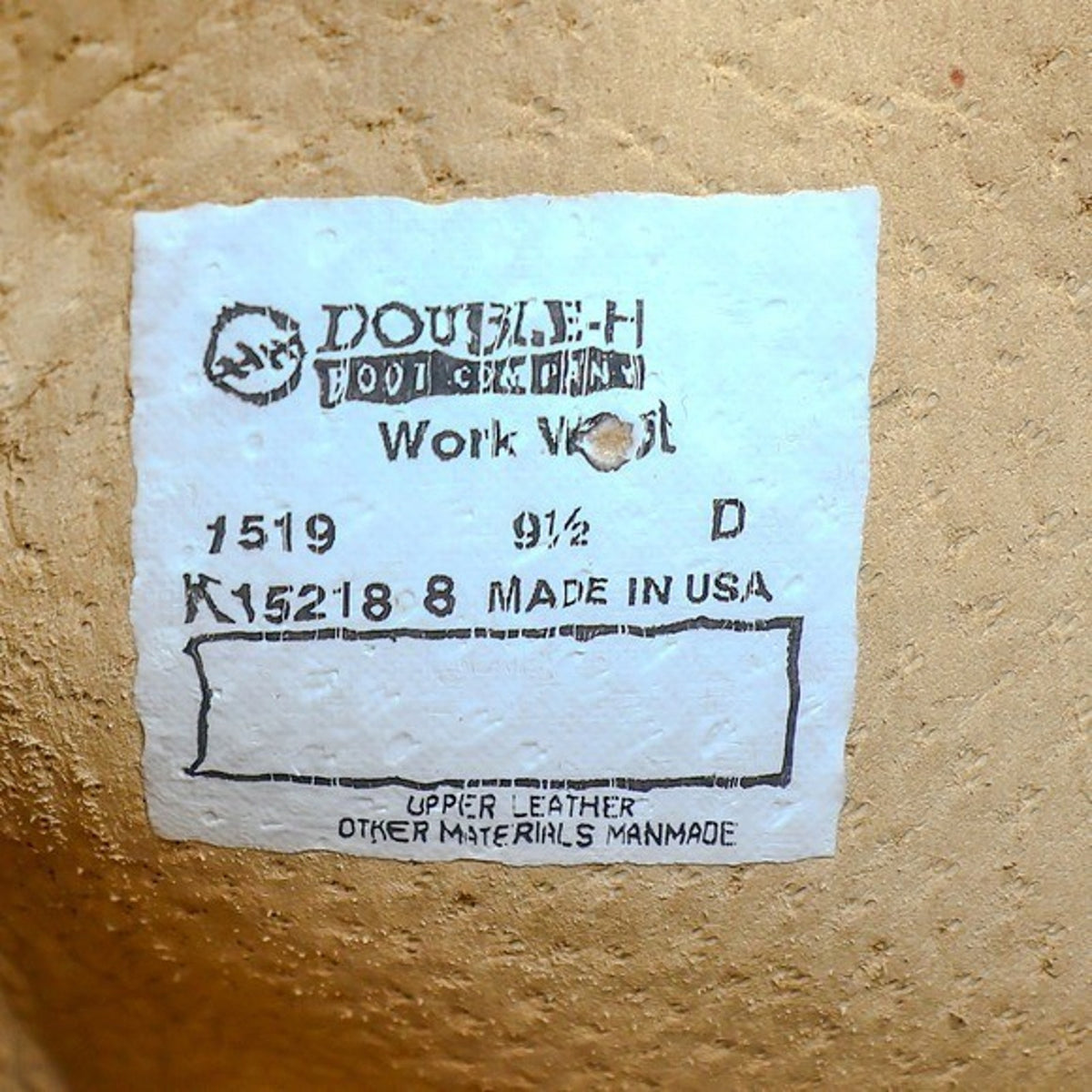 Double-H AG7 Western Work Boots Mens 9.5 D Brown Leather 1519 USA NWT