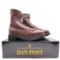 Dan Post Leather Work Boots Men 9.5 D Brown Oily Lace Up Kiltie NWT Box
