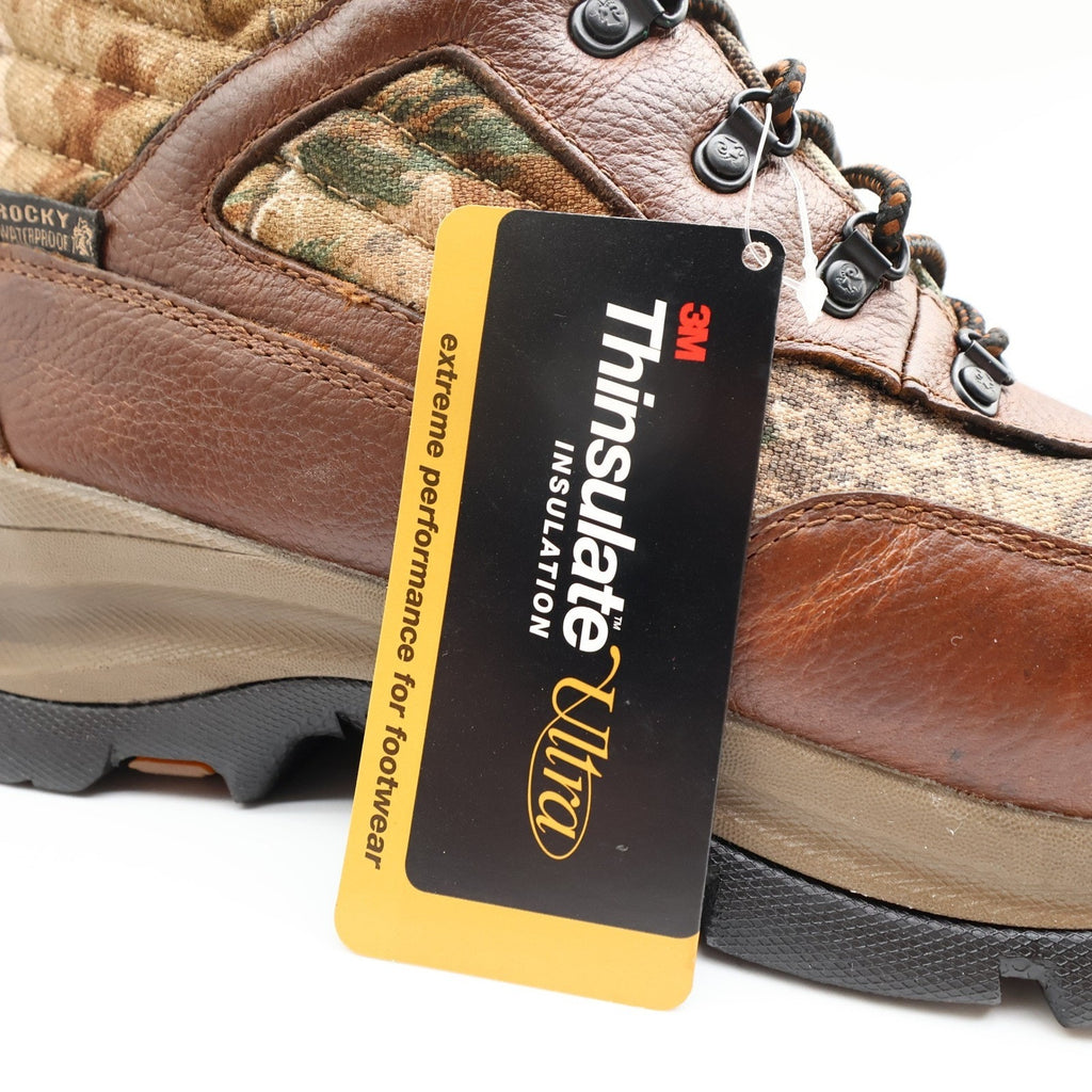 Rocky ErgoTuff Hunting Boots Mens 10.5M Camo Waterproof Insulated NIB - take2supply