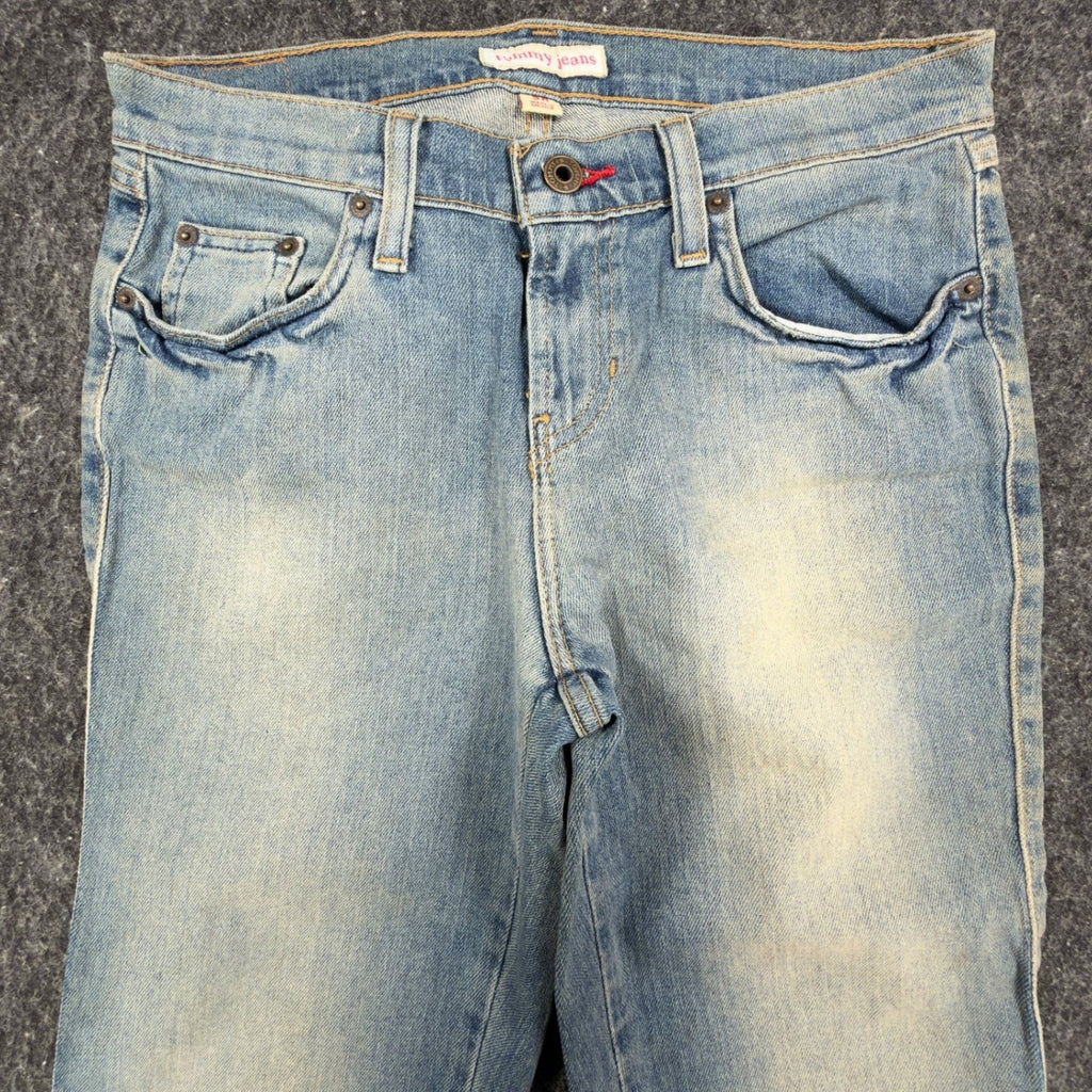 Tommy Jeans Jill Jean Womens 5R Y2K Light Wash Denim Bootcut Flare NWT - take2supply
