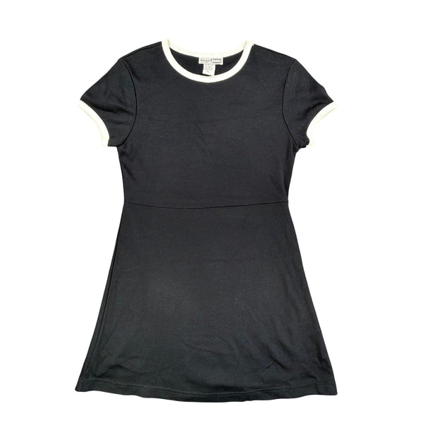 Angel Jones 70s Ringer Dress Womens Small Black Acrylic New Without Tags - take2supply