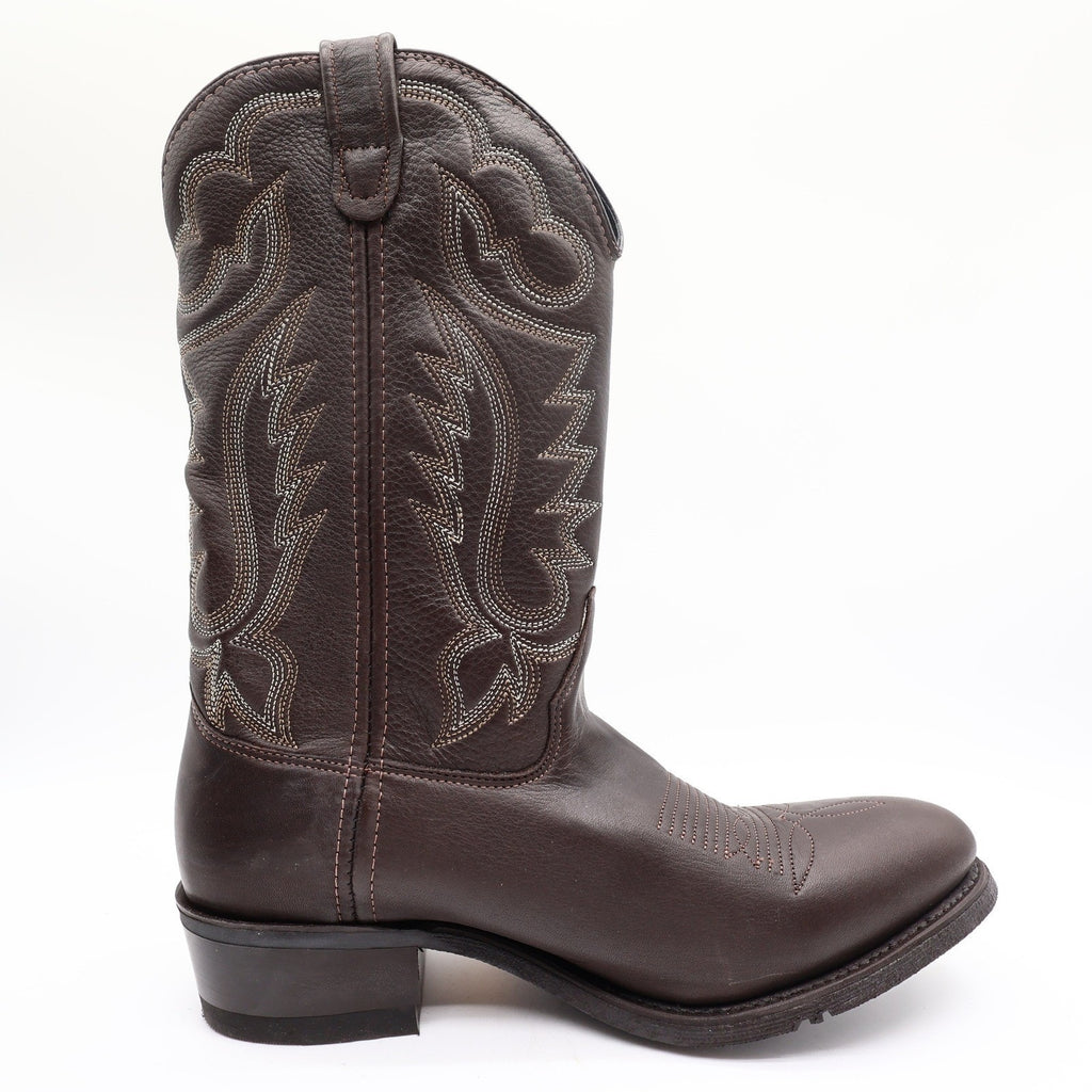 Double-H 3263 Work Western Boots Mens 10.5 D Brown Leather New Made In USA