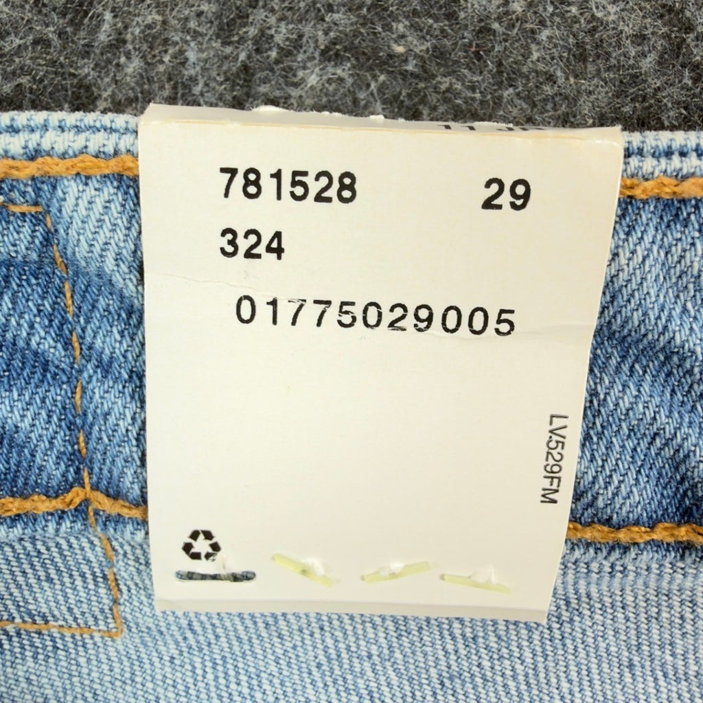 Levi's Y2K Superlow Stretch Shorts Junior 11 Blue Cotton Denim NWT C359
