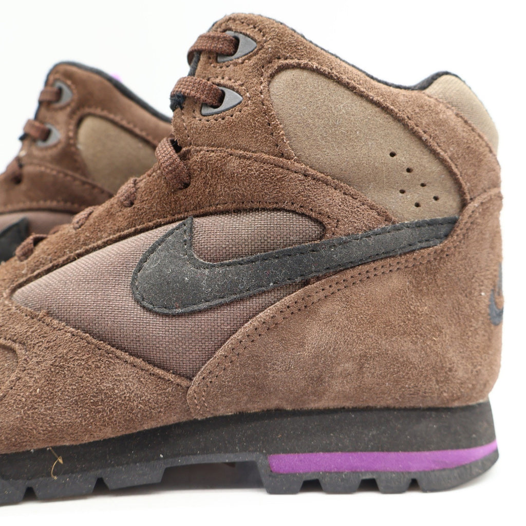 Vintage 1992 Nike Caldera 3/4 Plus Chocolate Suede Hiking Boots Men's 7 Deadstock