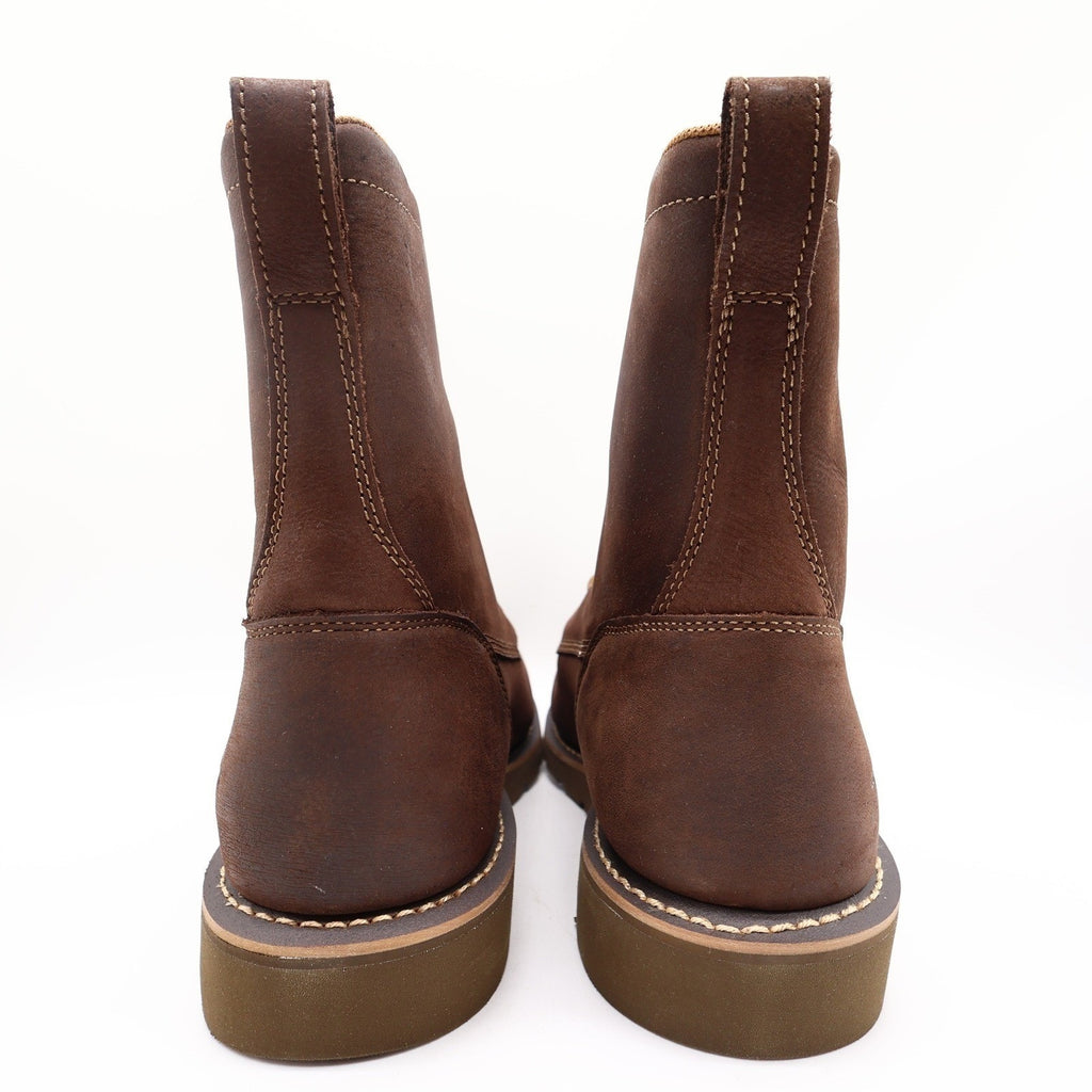Carhartt 8-Inch Wedge Boot Mens 13 Brown Leather Soft Toe Waterproof New FW8093