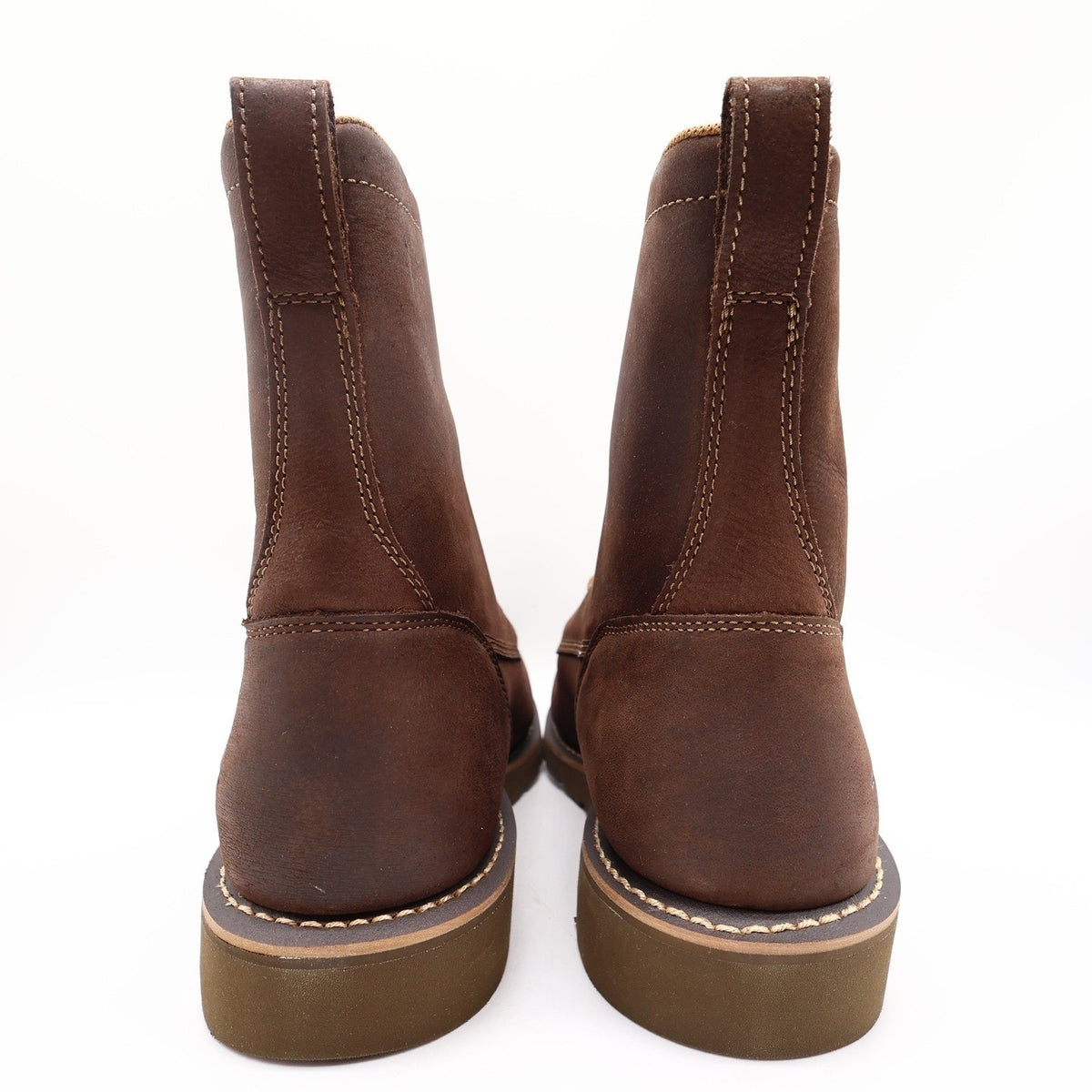 Carhartt 8-Inch Wedge Boot Mens 13 Brown Leather Soft Toe Waterproof New FW8093