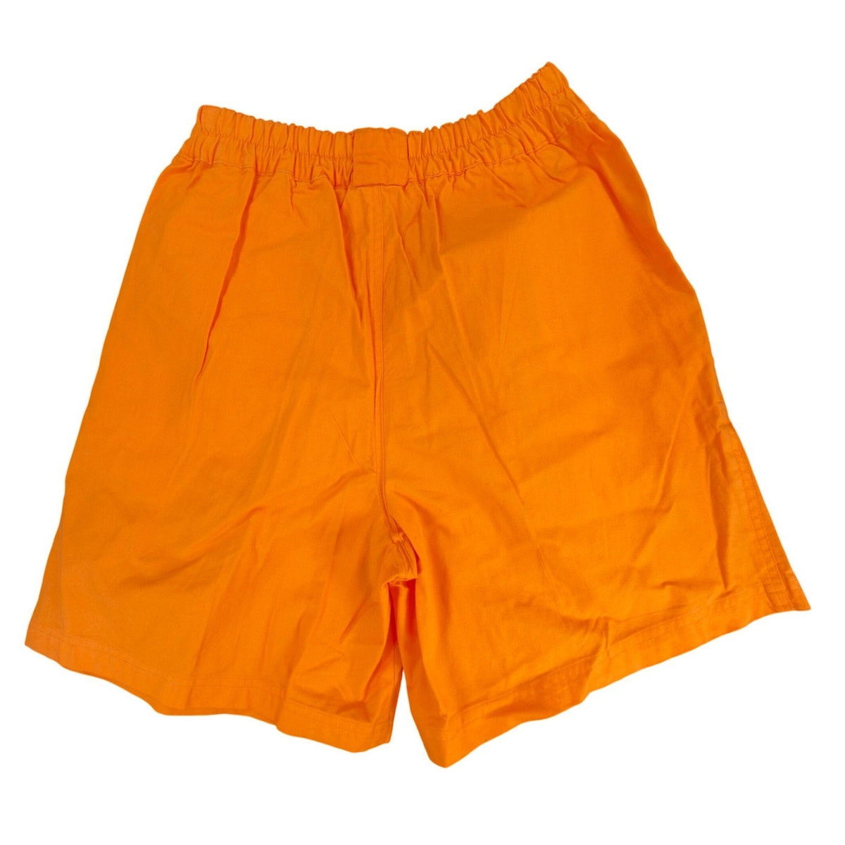 Bugle Boy Vintage 90s Shorts Boys 7 Neon Orange Cotton Elastic Waist NOS - take2supply