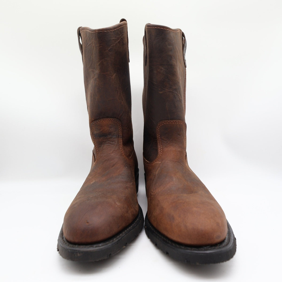 Vintage 90s Double-H 2620 Aero Glide 7 Steel Toe Western Boots Men's 10.5EE USA NIB